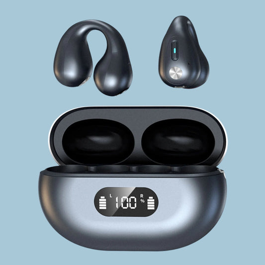 5.3 Bluetooth Wireless Earbuds with Earhooks & Digital Display