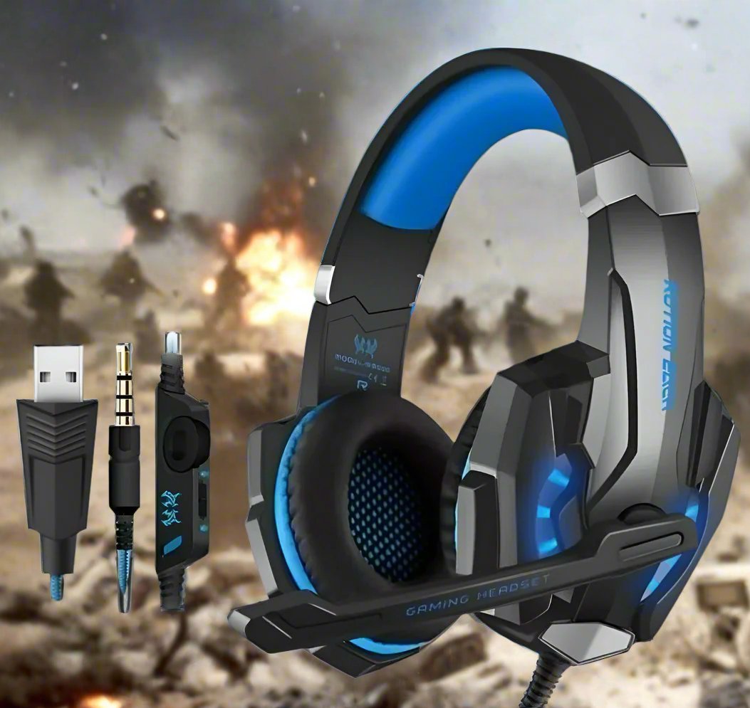 LED Gaming Headset with Microphone